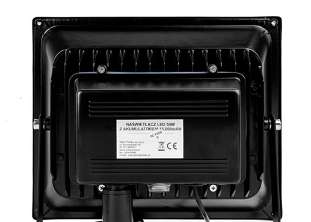 Naświetlacz Lampa LED z czujnikiem ruchu + Panel solarny 50W VOLT POLSKA