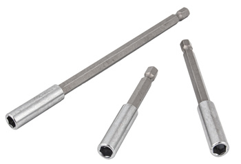 Uchwyt magnetyczny do bitów 1/4" przedłużki 3szt FALON-TECH