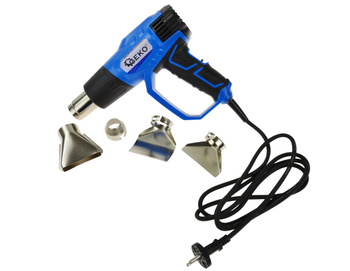 Opalarka elektryczna 2000W z dodatkowym uchwytem + 4 dysze palnik