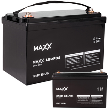 Akumulator LiFePo4 100Ah 12V BMS MAXX