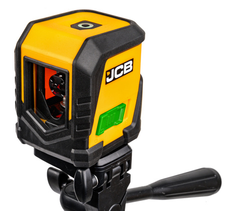 Poziomica laserowa krzyżowa 20m samopoziomująca + statyw JCB