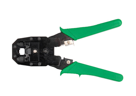 Zestaw narzędzia sieciowe RJ45 tester kabli ściągacz wtyk zaciskarka 19el GEKO