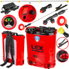 Opryskiwacz Ciśnieniowy Plecakowy Akumulatorowy 16L 12V (5 dysz) LEX