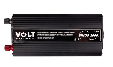 Przetwornica SINUS-1000/2000W (12V/230V) VOLT POLSKA