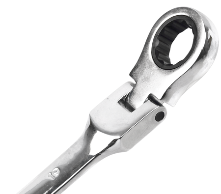 Klucze płasko-oczkowe z grzechotką łamane 8-19 6el. GEKO