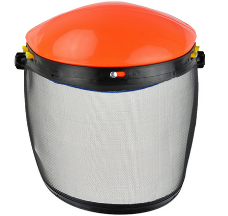 Maska przyłbica ochronna twarzy osłona pcv do kosy