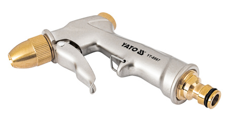 Zraszacz pistoletowy ogrodowy do podlewania mosiądz YATO