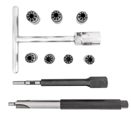 Frezy do gniazd wtryskiwaczy 15-17-19 mm 7 elementów SILVER