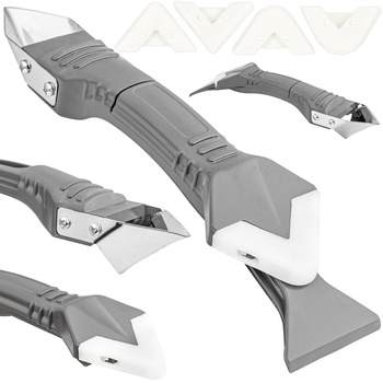 Zestaw do wygładzania spoin szpachelka do silikonu skrobak usuwania fugi FALON-TECH