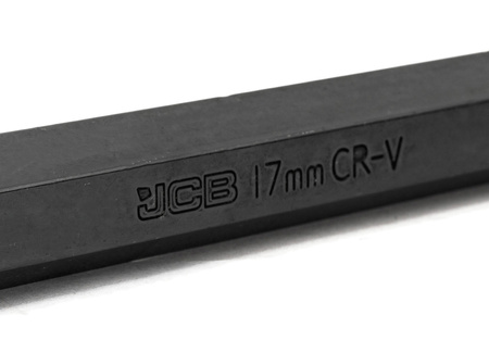 Zestaw klucze imbusowe wkrętaki imbusy krótkie CRV płachta 6 el 12-24 mm JCB