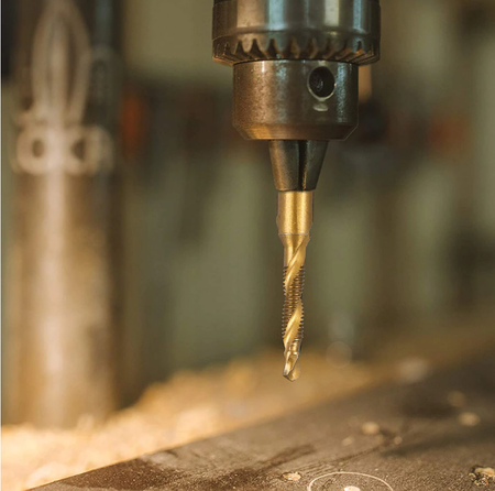 Zestaw wierteł gwintujących M3-M10 HSS z powłoką tytanową 6szt SILVER