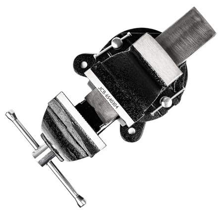 Profesjonalne imadło ślusarskie obrotowe stalowe 100mm JCB