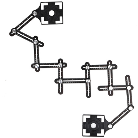 Przymiar znacznik szablon wzornik otworów płytek FALON-TECH