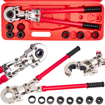 Zaciskarka Prasa Praska Hydrauliczna do rur PEX AL 8 matryc głowic FALON-TECH