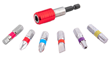 Zestaw Bitów 56 el. 1/4" - 25mm, 75mm Bity Torx Imbus SILVER