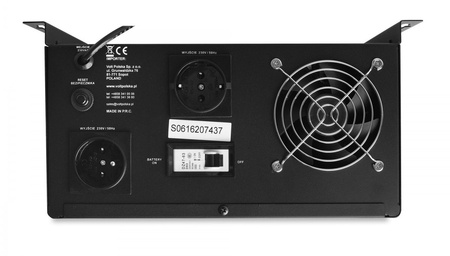 Przetwornica napięcia SINUSUPS-500 (12V/230V/500W) + Akumulator 26Ah VOLT POLSKA