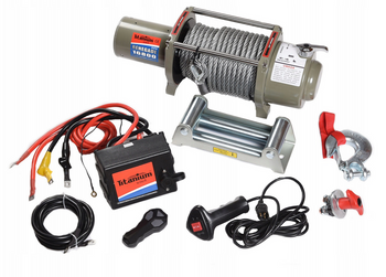 Wyciągarka wciągarka renegade 16800 lbs 12v lina stalowa TITANIUM WINCH