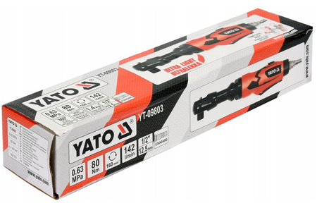 Grzechotka pneumatyczna 1/2" 80Nm kompozytowa obudowa YATO