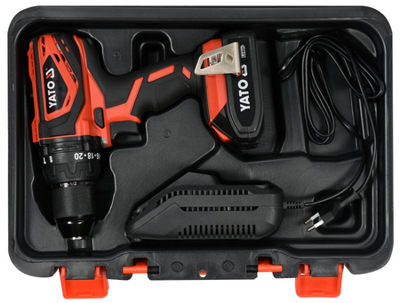 Wiertarko wkrętarka udarowa 18V 40 Nm 2Ah walizka YT-82788 YATO