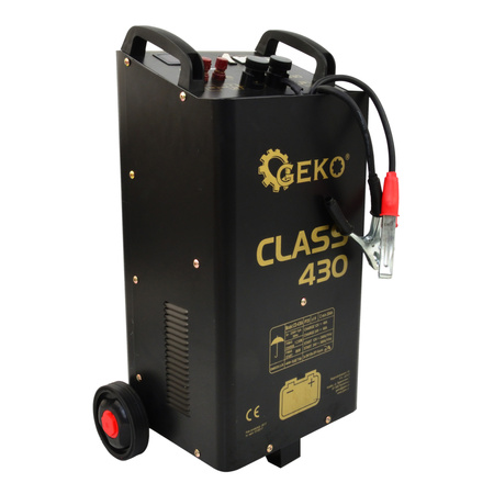 Prostownik z rozruchem CLASS 430 12/24V 360A LCD GEKO