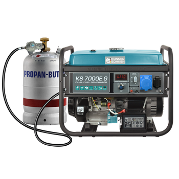 Agregat generator prądu benzyna gaz KS 7000E G Könner & Söhnen KS