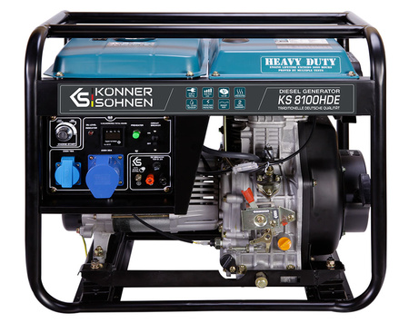 Agregat generator prądu diesel KS 8100HDE (euro V) 6500w Könner & Söhnen KS