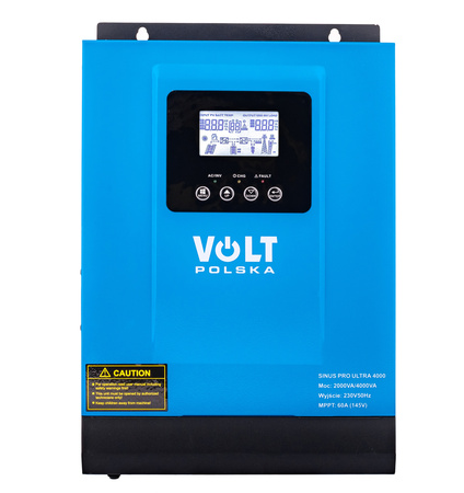 Inwerter solarny sinuspro ultra 60A MPPT (24V/230V/4000W) VOLT POLSKA
