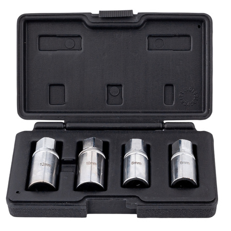 Nasadki klucze do urwanych śrub i szpilek 6-12mm 4el FALON-TECH