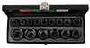 Nasadki udarowe klucze nasadowe krótkie 1/2" 10-32 mm zestaw walizka 15el  ROCKFORCE