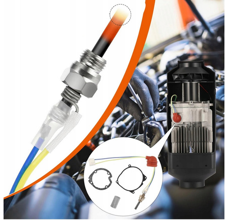 Świeca żarowa żarnik 12V do nagrzewnicy olejowej webasto ogrzewanie postojowe MAR-POL