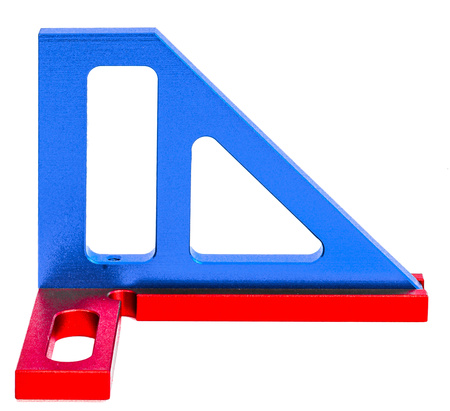 Kątomierz kątownik kwadratowy linijka 45/90° do obróbki drewna stolarski FALON-TECH