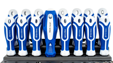 Zestaw śrubokrętów wkrętaków bity klucze nasadki imbusy torx z magnesem 122el FALON-TECH