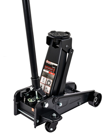 Podnośnik samochodowy hydrauliczny niskoprofilowy 3T 2 x tłok + kobyłki 3T TRADE HOUSE