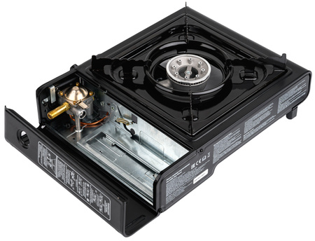 Gazowa kuchenka turystyczna polowa jednopalnikowa 2,5 kW kartusze GEKO