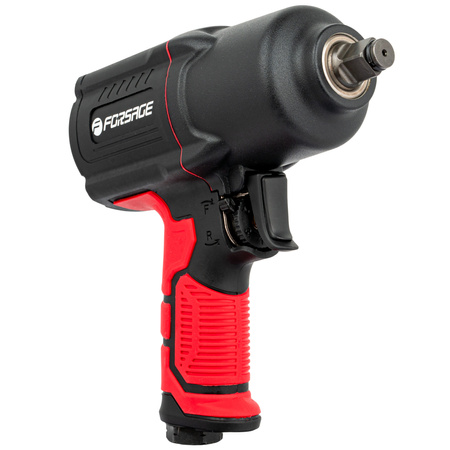 Klucz pneumatyczny udarowy kompozytowy 1/2" 1450Nm + akcesoria FORSAGE