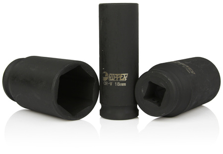 Nasadki udarowe Klucze nasadowe Zestaw 1/2" 10-32 mm 16 sztuk BJC