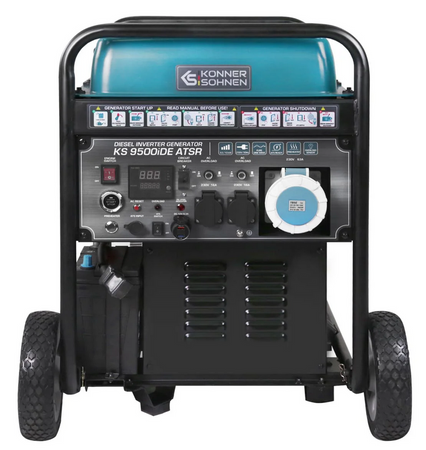 Agregat prądotwórczy generator prądu inwerterowy diesel 9500IDE ATSR 10 kW Könner & Söhnen KS