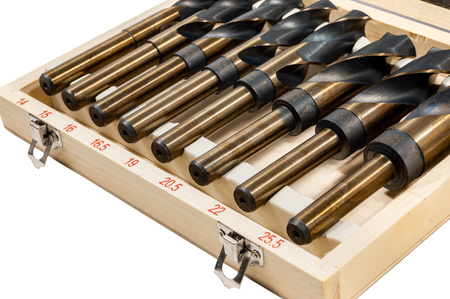 Wiertła NWKa HSS kobaltowe do metalu drewna 8 el FALON-TECH