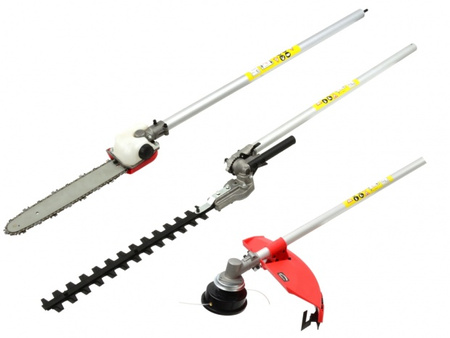 Kosa spalinowa Multifunkcyjna 4w1 (kosa, piła, wykaszarka, nożyce) 3KM John Gardener