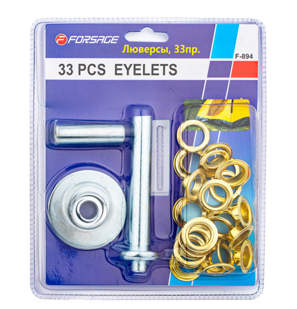 Oczka kaletnicze 33 elementy 22/14 mm FORSAGE