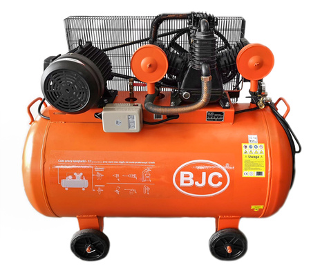 Kompresor olejowy 3-tłokowy ze zbiornikiem o pojemności 350L, 12bar BJC
