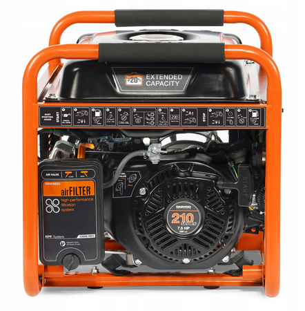 Agregat prądotwórczy generator prądu 230V GDA3500E rozruch start AVR DAWEOO