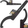 Klucz hakowy z noskiem pazurem nastawny do nakrętek 115-130 mm JCB