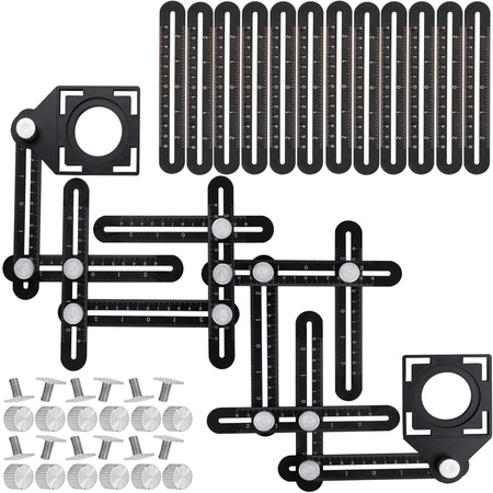 Przymiar znacznik szablon wzornik otworów płytek FALON-TECH