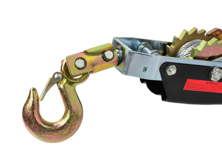 Profesjonalna wyciągarka linowa 4 tony 4T podwójne zębatki GEKO