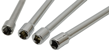 Zestaw przedłużek 1/4" do nasadki grzechotki 4szt. FALON-TECH