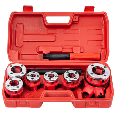 Gwintownica do rur ręczna (6 elementów) GEKO