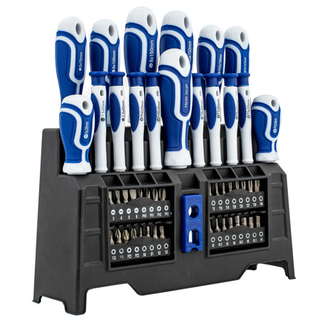 Zestaw śrubokrętów wkrętaków z bitami 50 el FALON-TECH