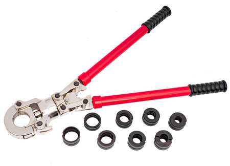 Zaciskarka Prasa Praska Hydrauliczna do rur PEX AL 8 matryc głowic FALON-TECH