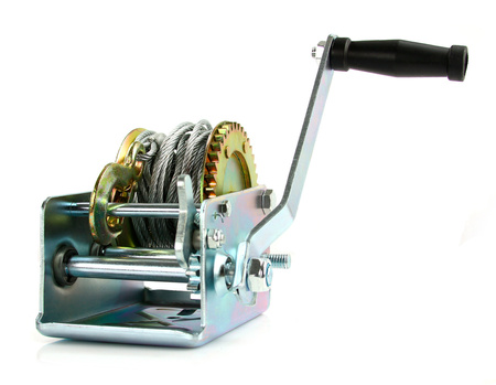 Wyciągarka korbowa linowa uciąg 1136 kg 2500 LB MAR-POL